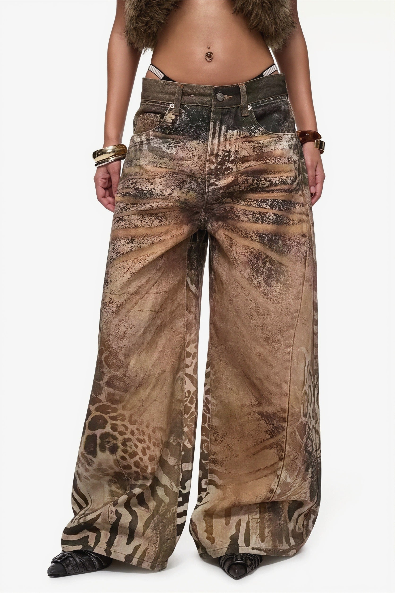 leopard-zebra-print-wide-leg-jeans