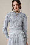 Minna 21 | Edward Linen Lace Blouse