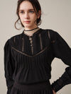 Minna 21 | Edward Linen Lace Blouse