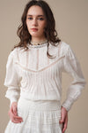 Minna 21 | Edward Linen Lace Blouse