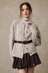 Flurry 17 | 100% Wool Sculptured Knitwear Cardigan