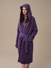 Hudson 15 | 100% wool hooded cardigan coat