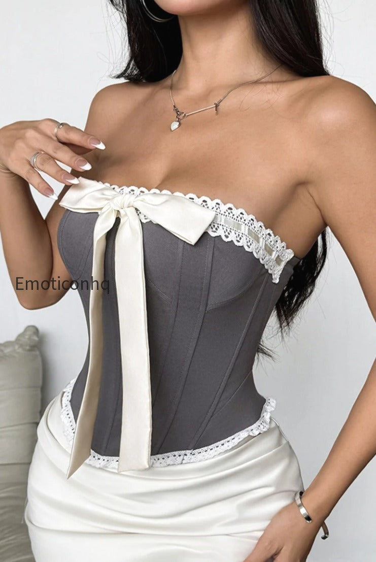 lace-ruffle-trim-bow-detail-boned-cami-sexy-blouse