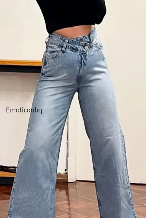 db-asymmetric-high-waist-straight-jean