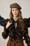 Annie 22 | 100% Wool Puff Sleeve Shirt Blouse