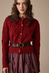 Flurry 17 | 100% Wool Sculptured Knitwear Cardigan