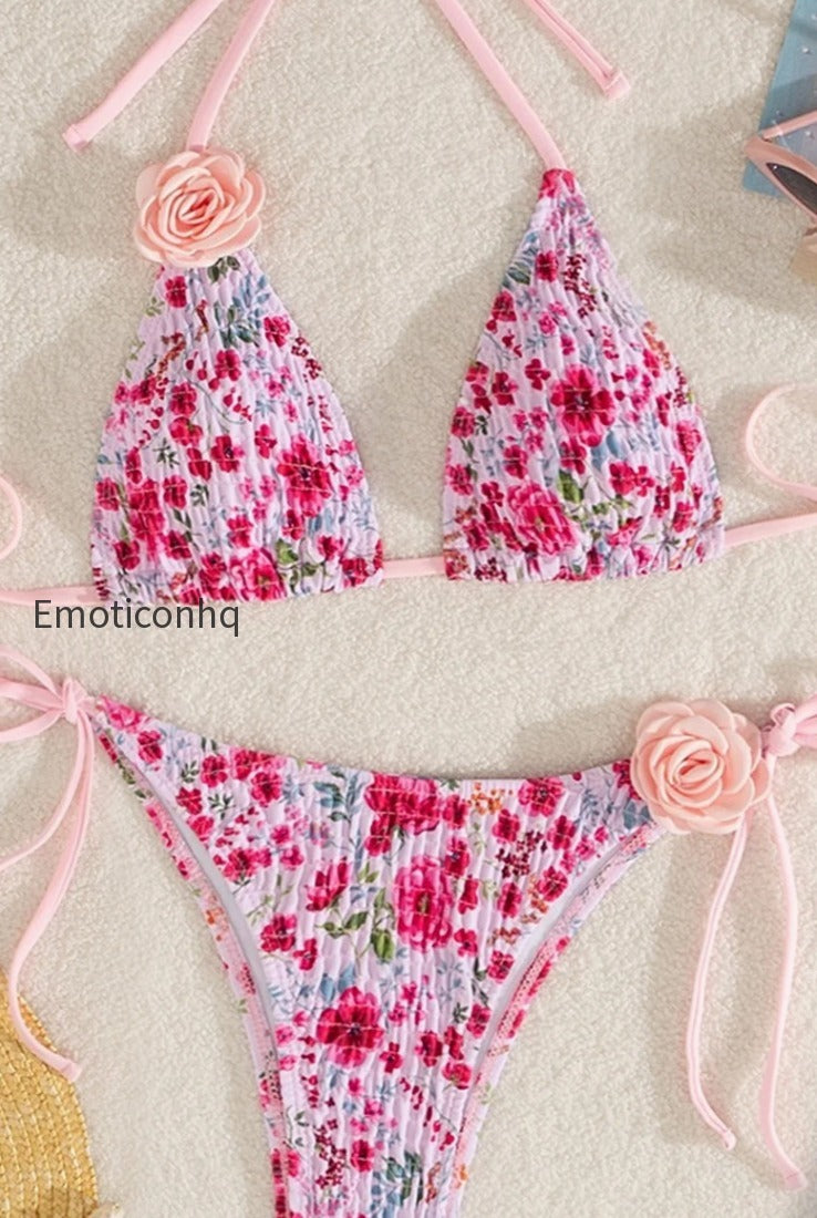 floral-pink-back-tie-beach-bikini-set