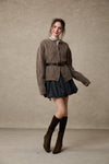 Flurry 17 | 100% Wool Sculptured Knitwear Cardigan