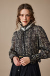Sharon 21 |pintucked luxury linen shirt blouse