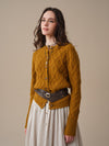 Flurry 17 | 100% Wool Sculptured Knitwear Cardigan