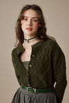 Flurry 17 | 100% Wool Sculptured Knitwear Cardigan