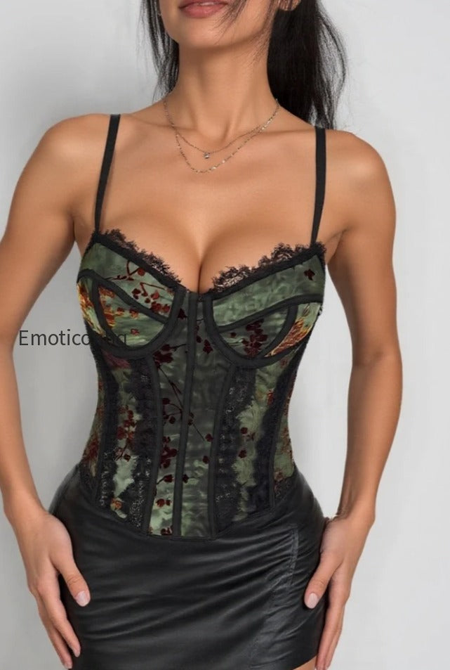 sexy-mesh-print-lace-insert-underwire-corset-cami-top