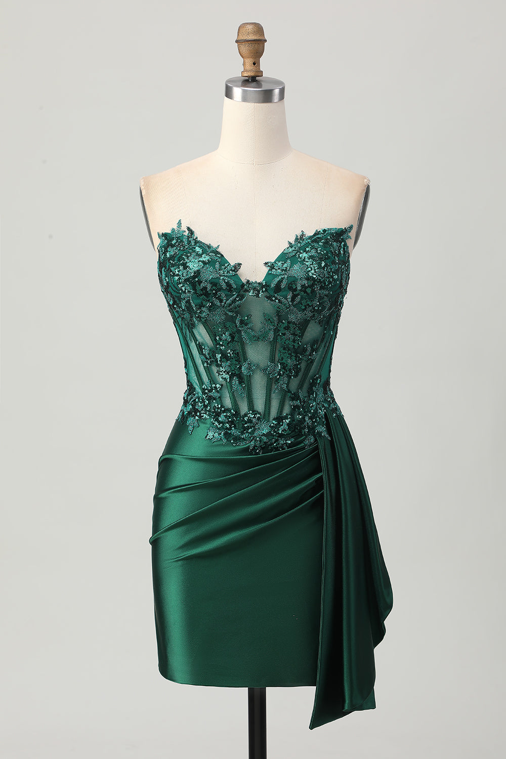 sparkly-dark-green-corset-tight-short-homecoming-dress-with-sequins-1