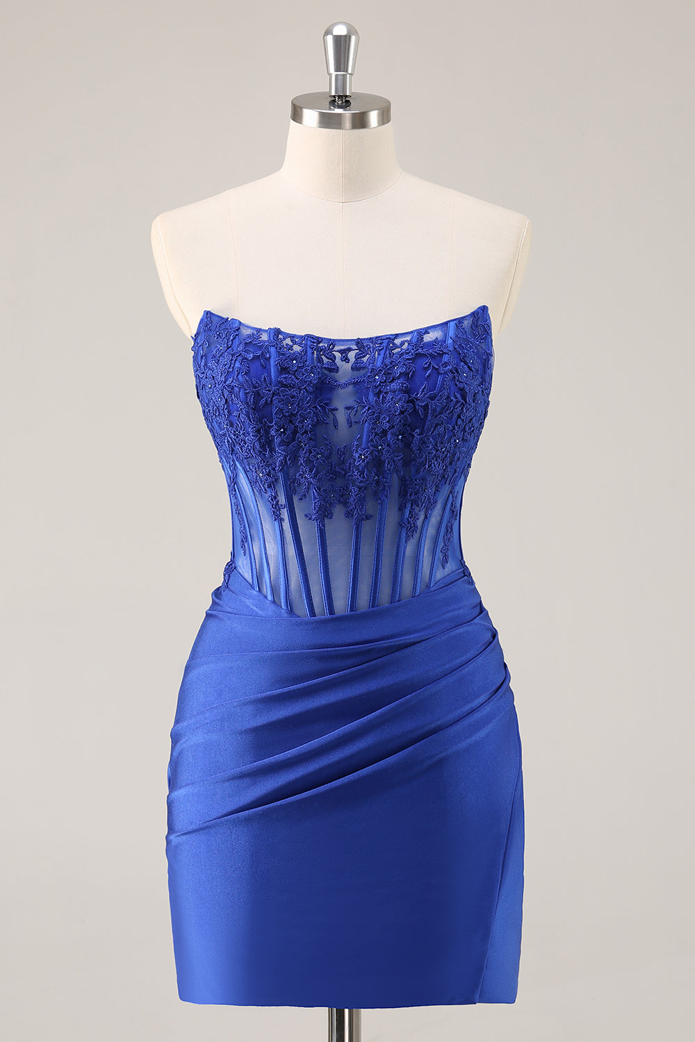 pink-strapless-bodycon-corset-short-homecoming-dress-with-lace