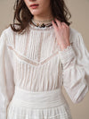 Minna 21 | Edward Linen Lace Blouse
