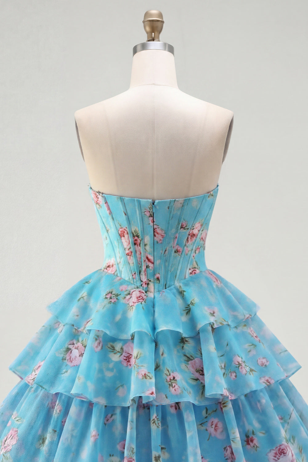 yellow-a-line-floral-corset-short-fringed-strapless-homecoming-dress-with-ruffles