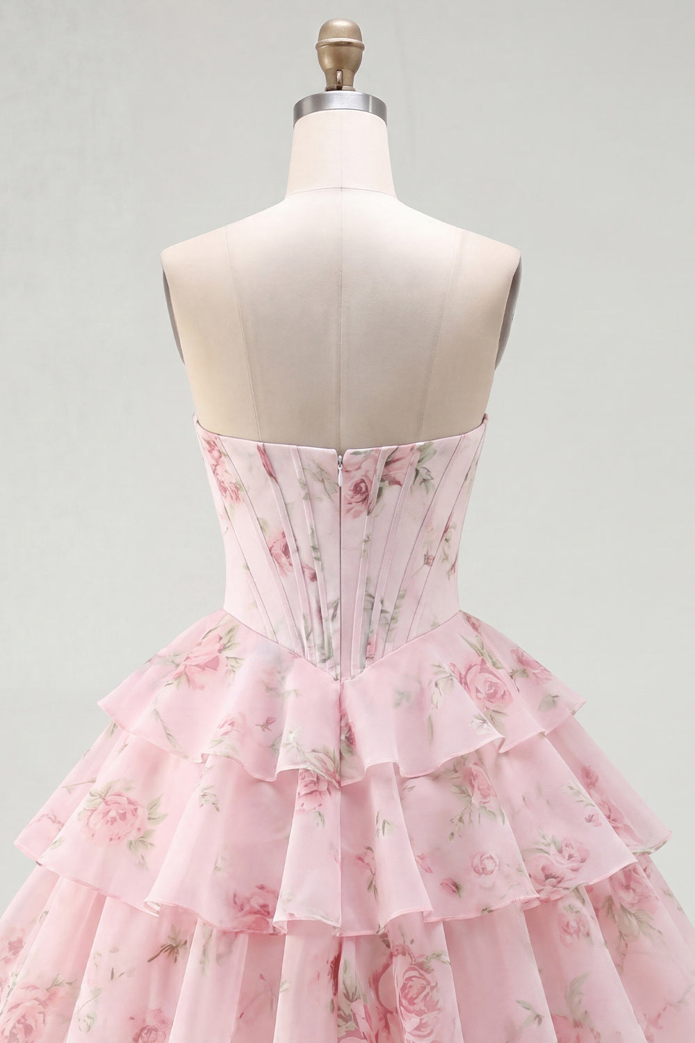 yellow-a-line-floral-corset-short-fringed-strapless-homecoming-dress-with-ruffles