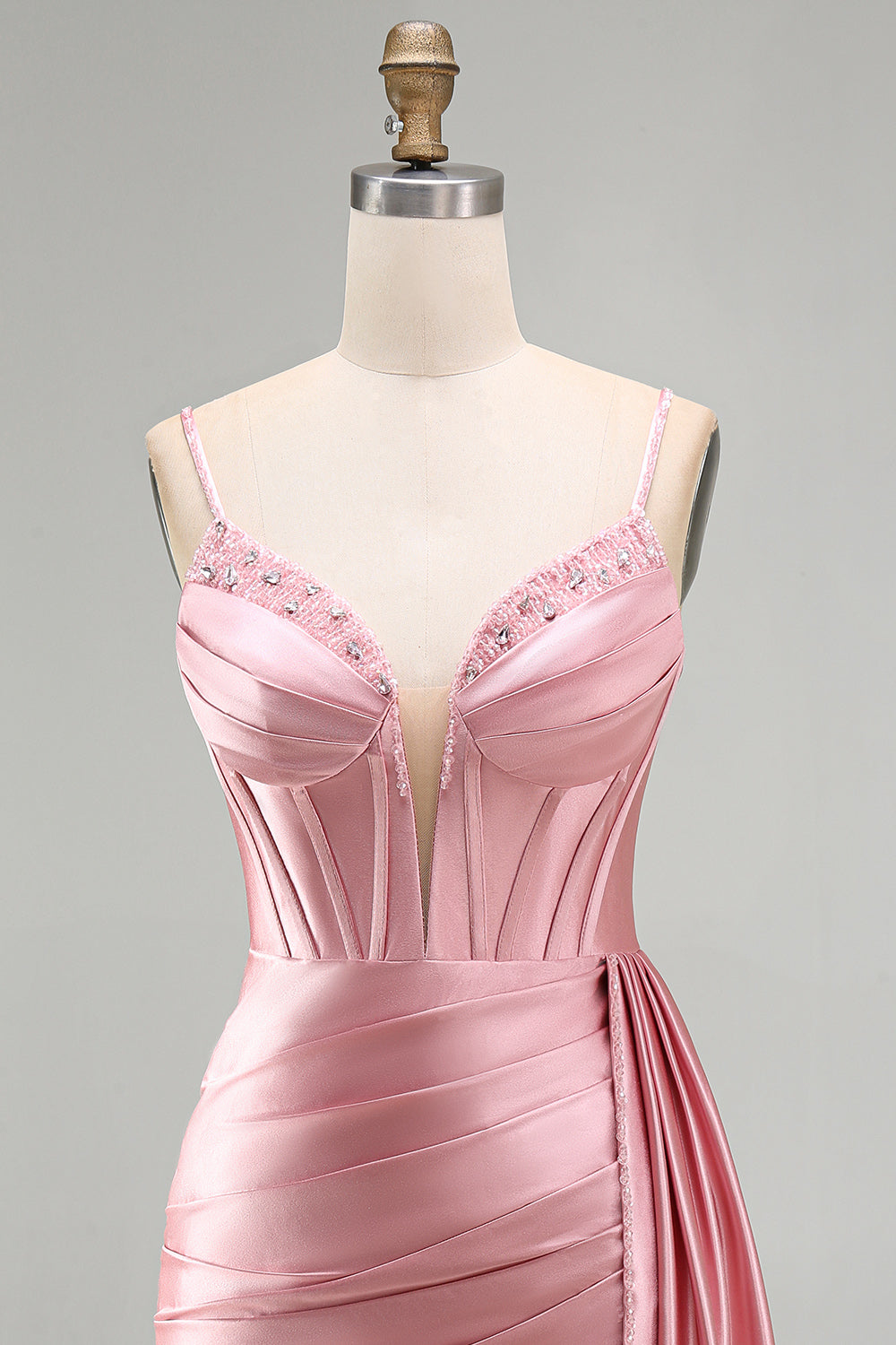 sparkly-gold-satin-fringed-beaded-tight-short-corset-homecoming-dress