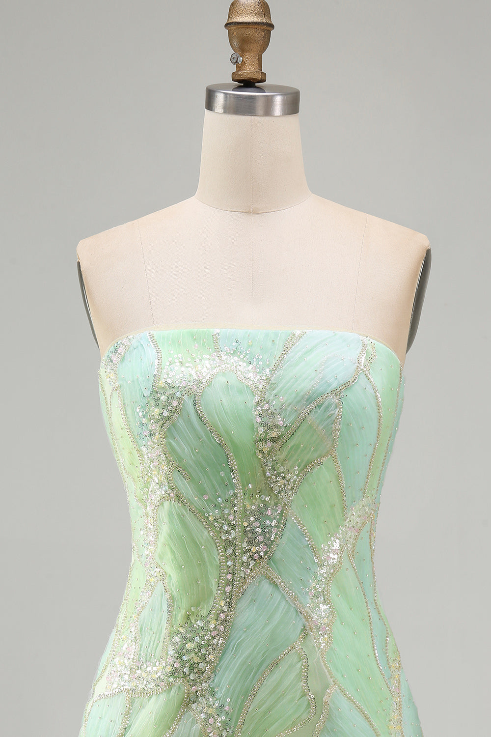 sparkly-blue-sequin-strapless-tight-short-homecoming-dress