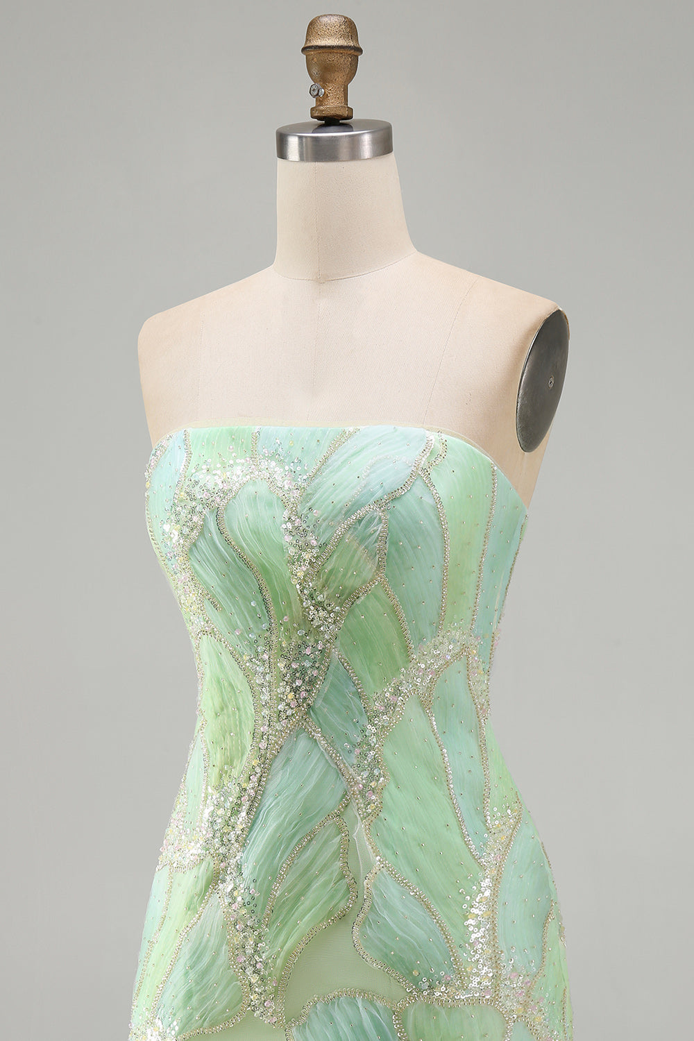 sparkly-blue-sequin-strapless-tight-short-homecoming-dress