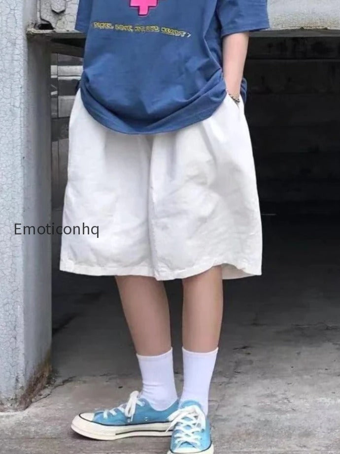 harajuku-oversize-khaki-cargo-shorts-japanese-style-streetwear-wide-leg-black-pant