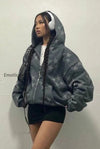db-star-print-zip-up-hoodie