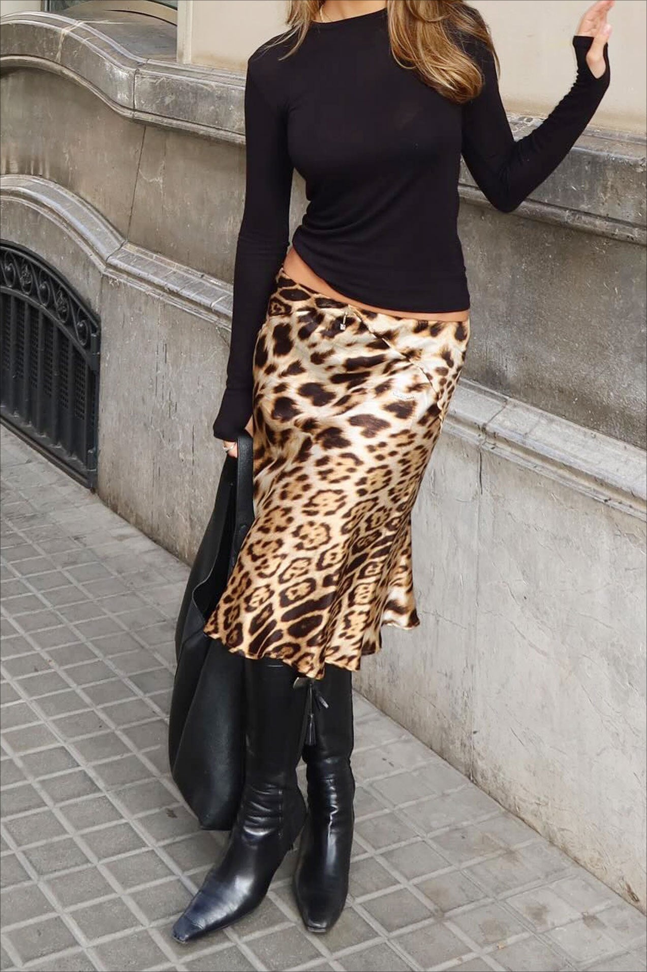 leopard-print-satin-midi-skirt