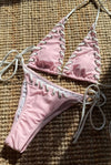 color-block-eyelet-tie-bikini-set
