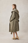 Hudson 15 | 100% wool hooded cardigan coat
