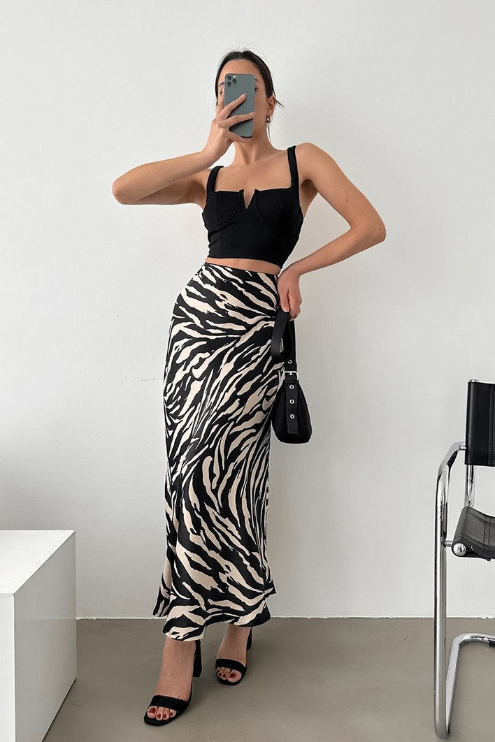 zebra-print-a-line-midi-skirt