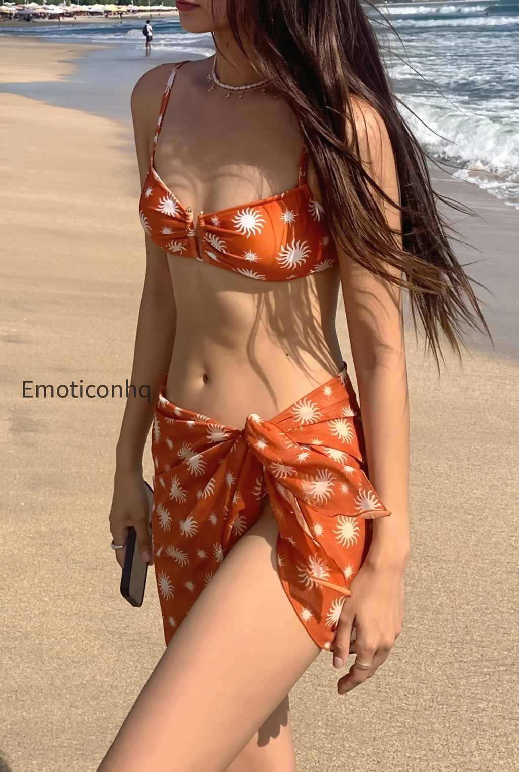 fresh-orange-skirt-three-piece-swim-set