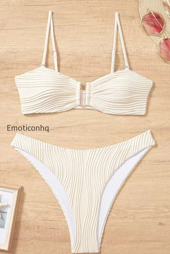 solid-textured-metal-decor-bikini-set