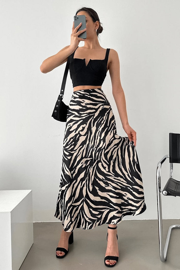 zebra-print-a-line-midi-skirt