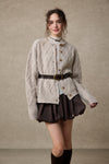 Flurry 17 | 100% Wool Sculptured Knitwear Cardigan