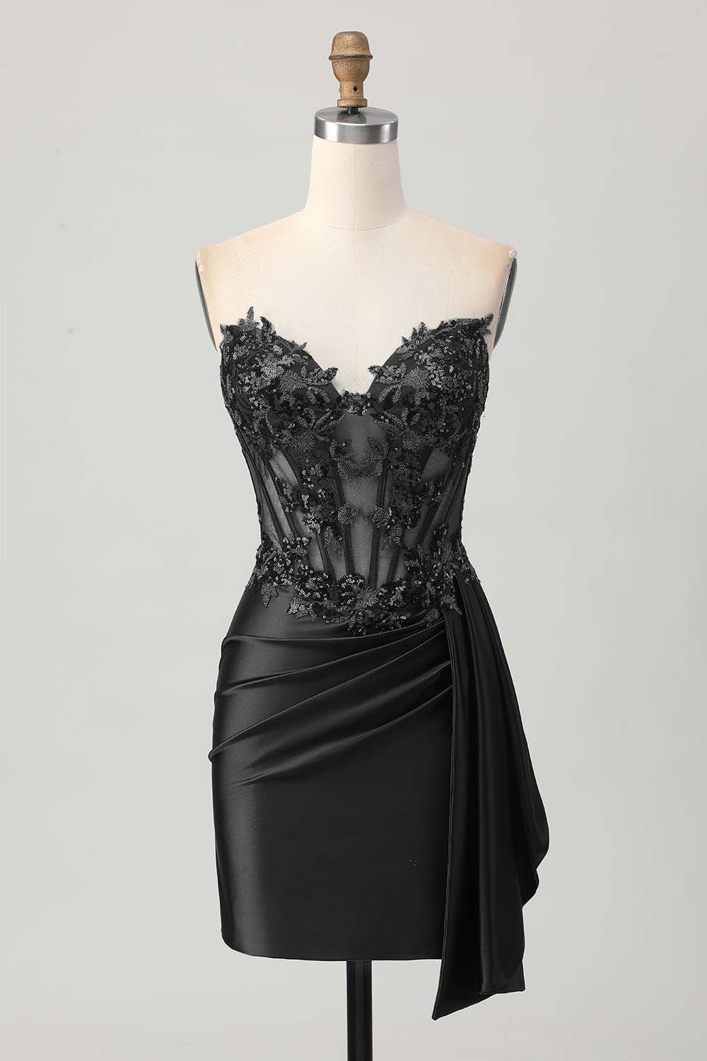 sparkly-dark-green-corset-tight-short-homecoming-dress-with-sequins-1