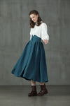 Jo March 31 | Accordion Pleated Linen Shirt
