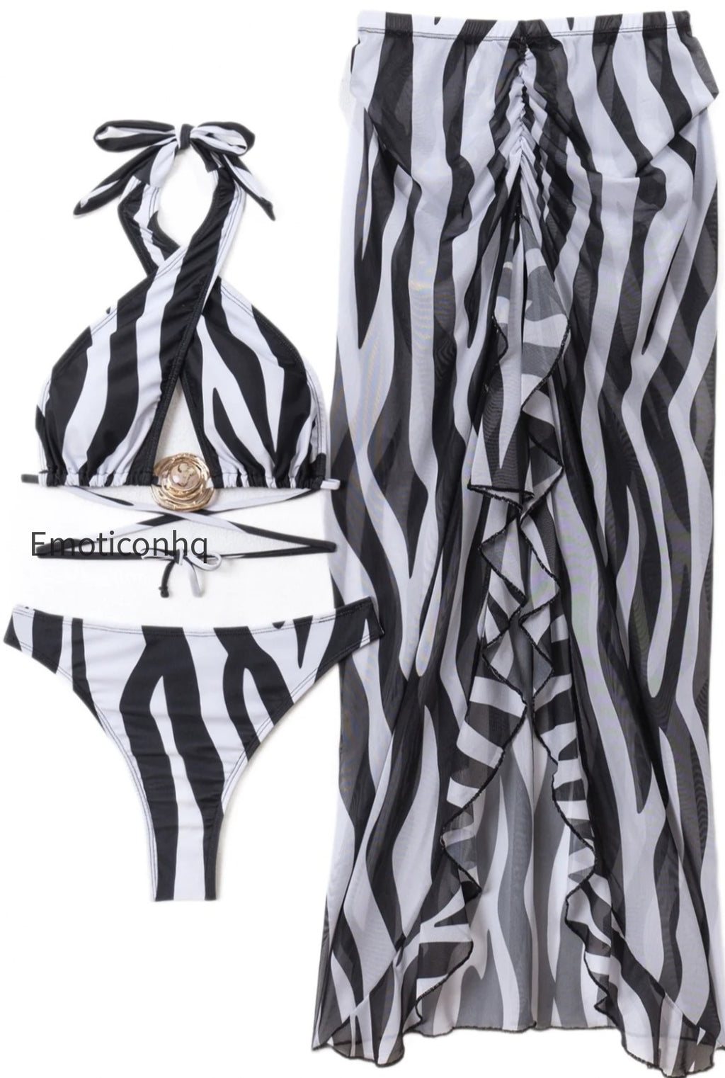 zebra-long-skirt-three-piece-swim-set