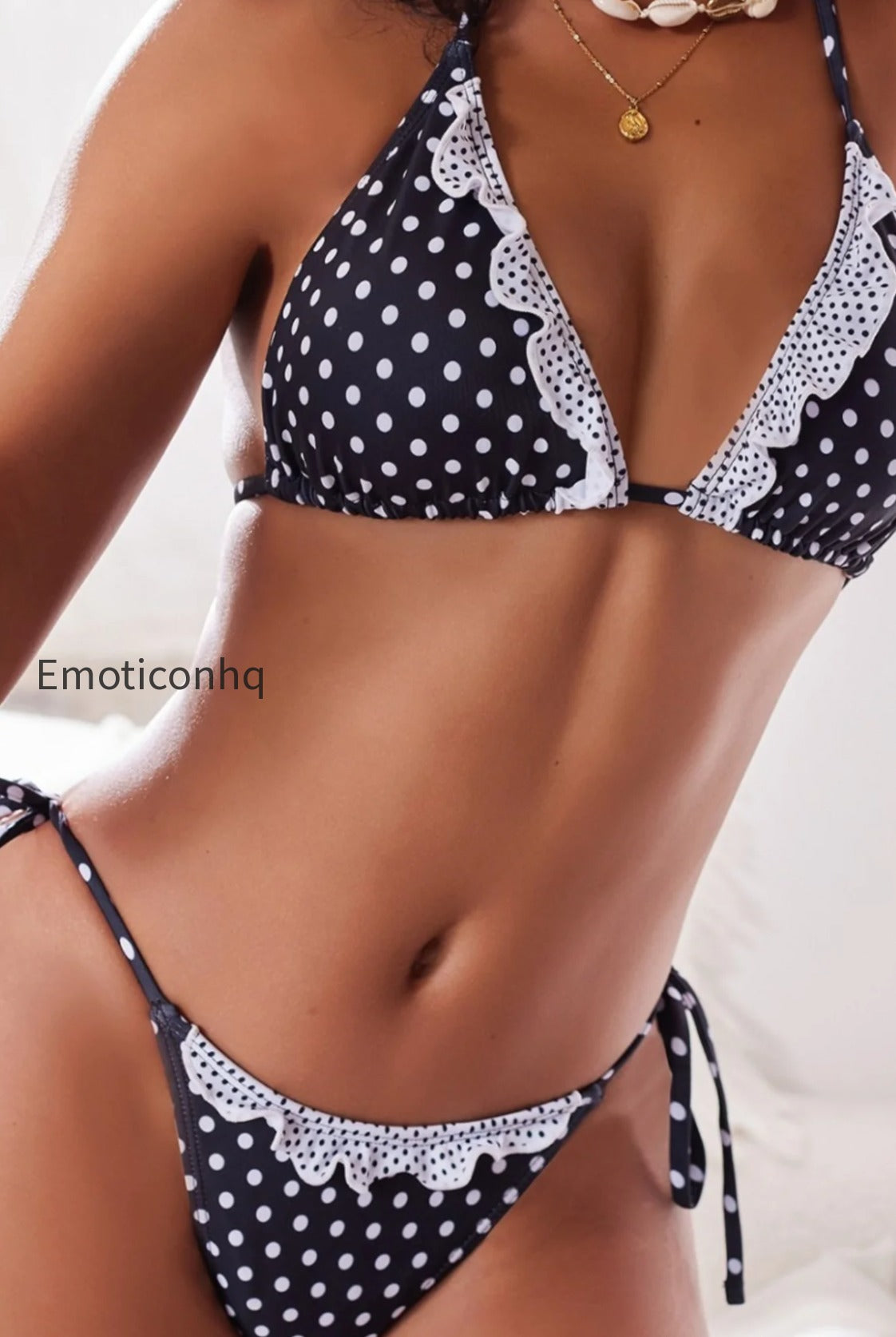 retro-polka-dot-lace-beach-bikini-set