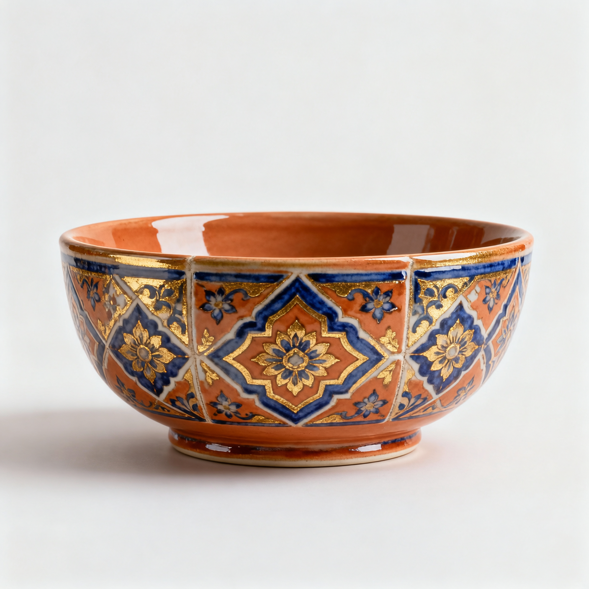 Persian Tile Bowl – Bohemian Serving Bowl