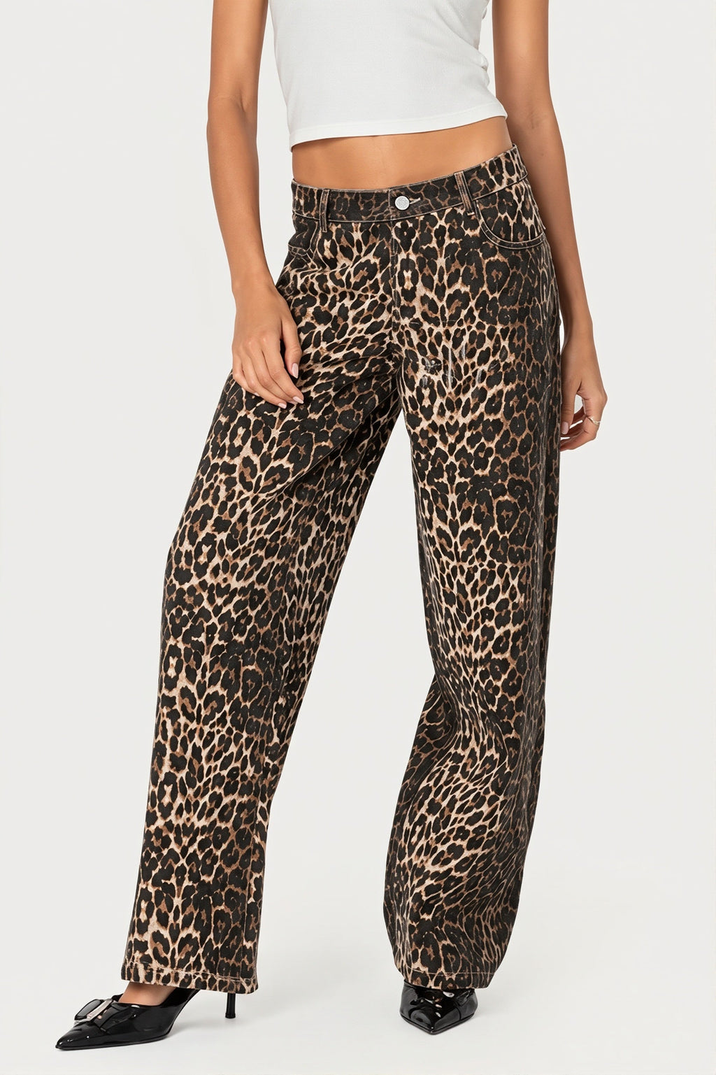 leopard-print-straight-leg-jeans