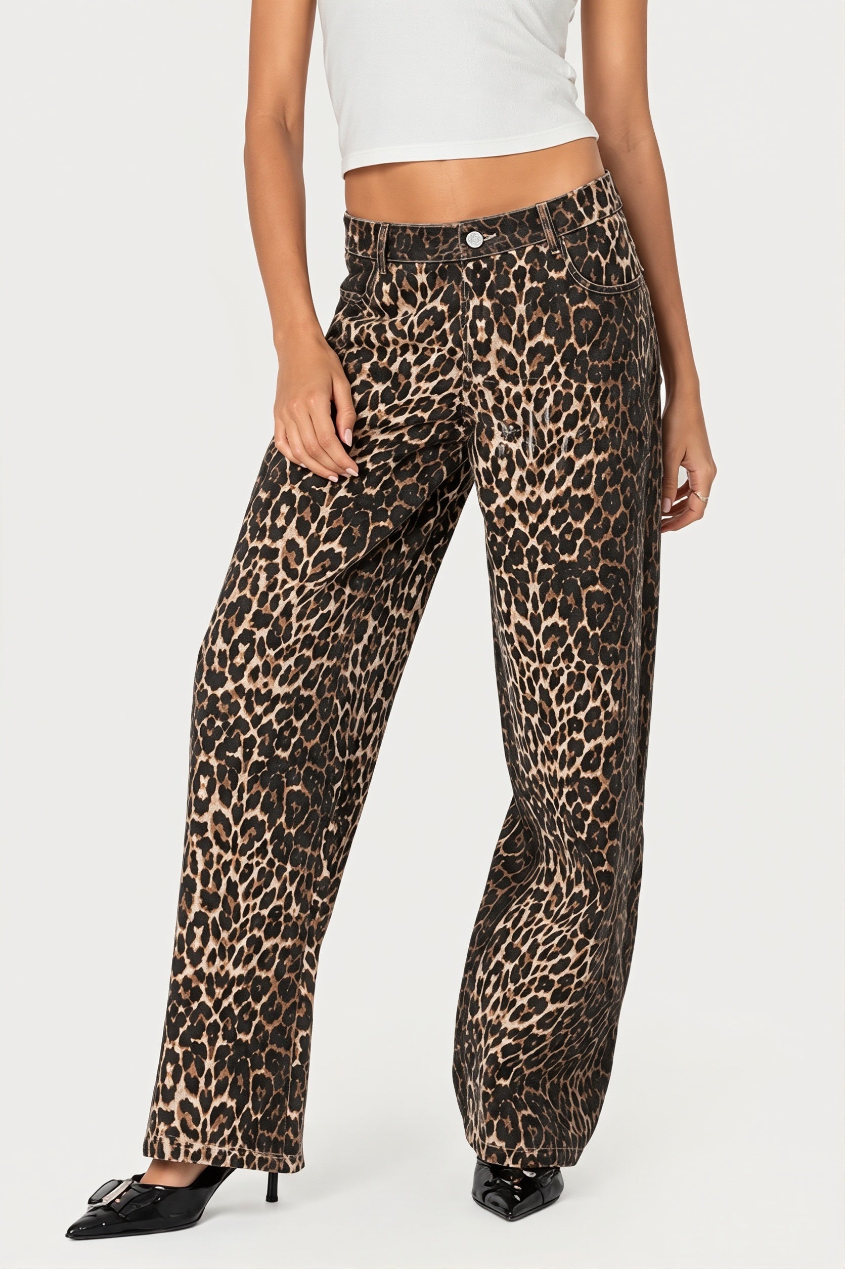 leopard-print-straight-leg-jeans