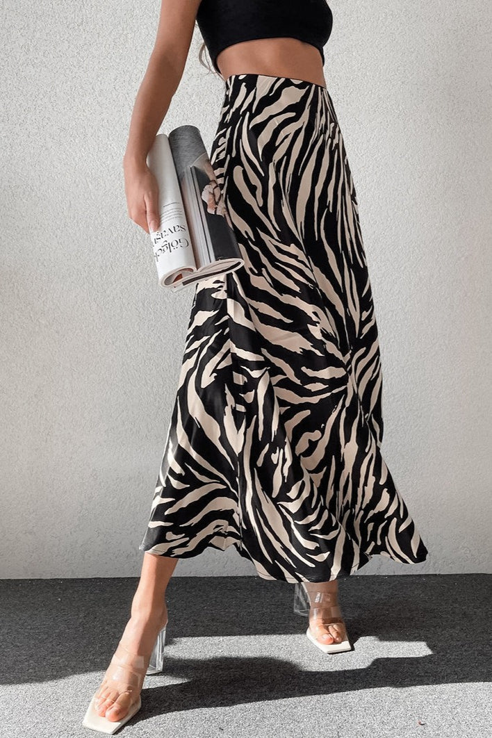 zebra-print-a-line-midi-skirt